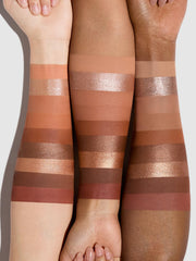 Product label and back of SHEGLAM Cinnamon Spice palette showing ingredient clarity