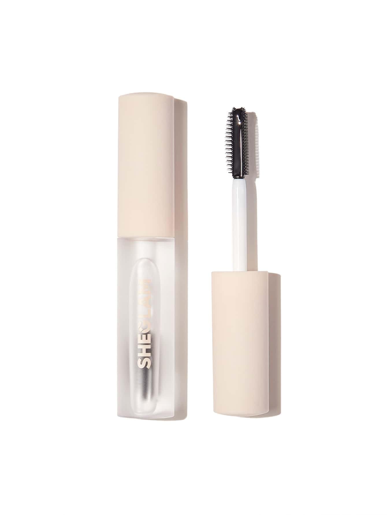 SHEGLAM clear brow gel front packaging showing product benefits