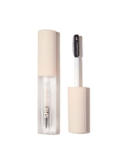 SHEGLAM clear brow gel front packaging showing product benefits