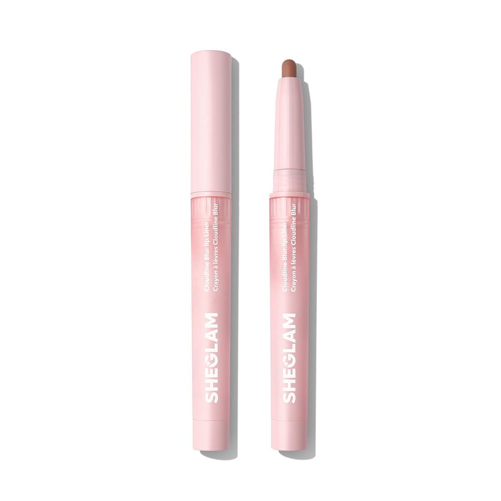 SHEGLAM Cloudline lip liner front packaging showing sleek pencil and shade