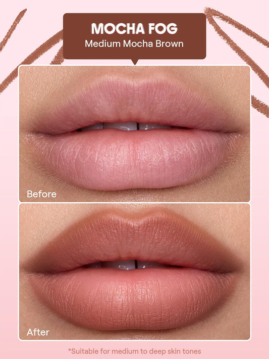 SHEGLAM close-up of liner tip showing creamy texture for easy blending
