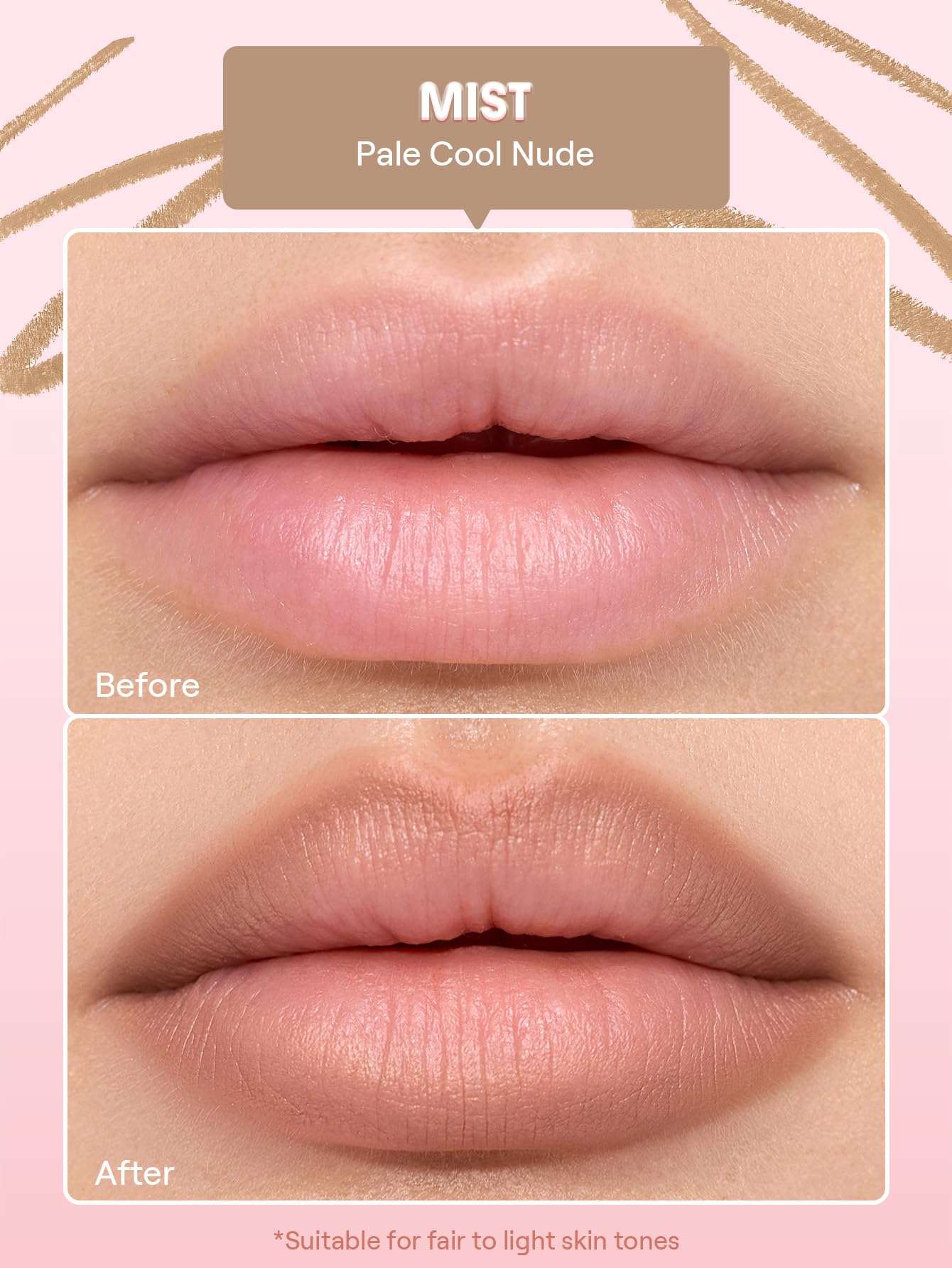 SHEGLAM pencil tip close-up showing creamy texture for smooth application