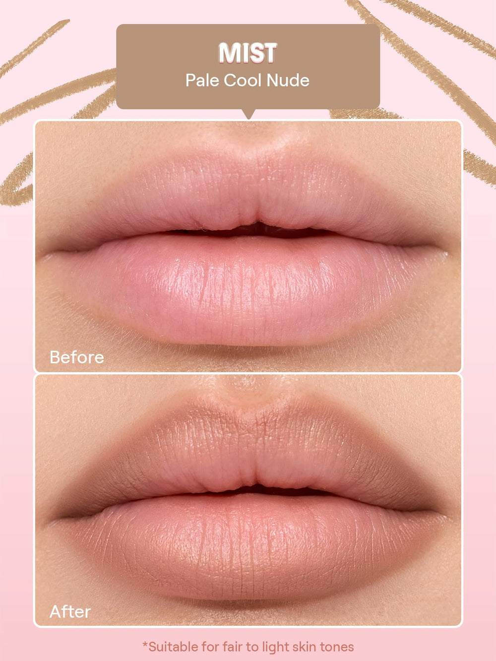 SHEGLAM pencil tip close-up showing creamy texture for smooth application