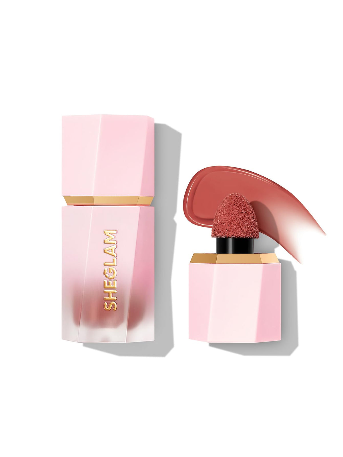 SHEGLAM front tube of Color Bloom Risky Business, compact and travel-ready