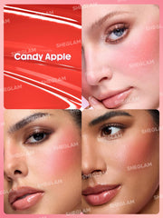 SHEGLAM Color Bloom texture swiped demonstrating blendable, buildable finish