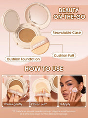 SHEGLAM compact held in hand to show size and travel-friendly benefit