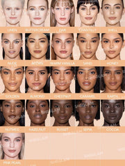 SHEGLAM concealer applied under eye showing brightening effect and natural finish