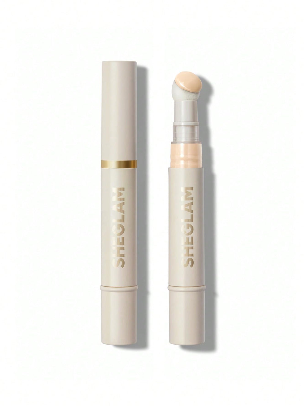 SHEGLAM concealer front packaging showing product and shade benefits