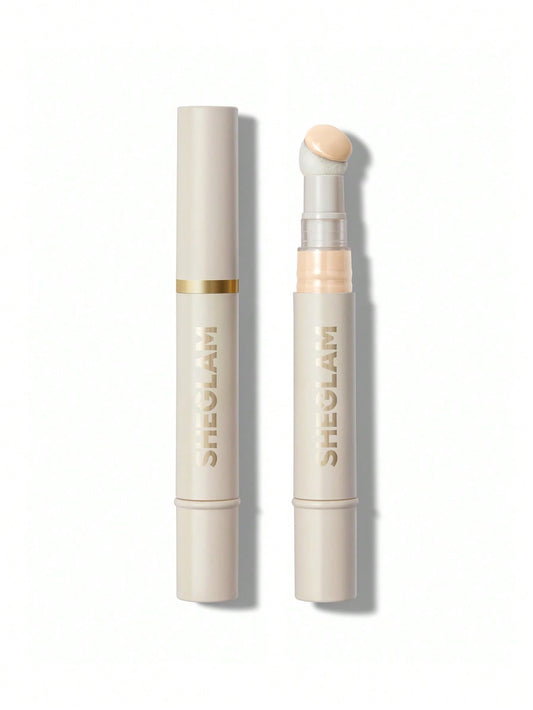 SHEGLAM concealer front packaging showing product and shade benefits