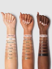 SHEGLAM matte finish detail highlighting smooth, shine‑controlling benefit