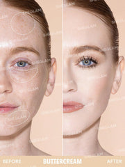 SHEGLAM concealer sponge-head close-up demonstrating precise, mess-free application