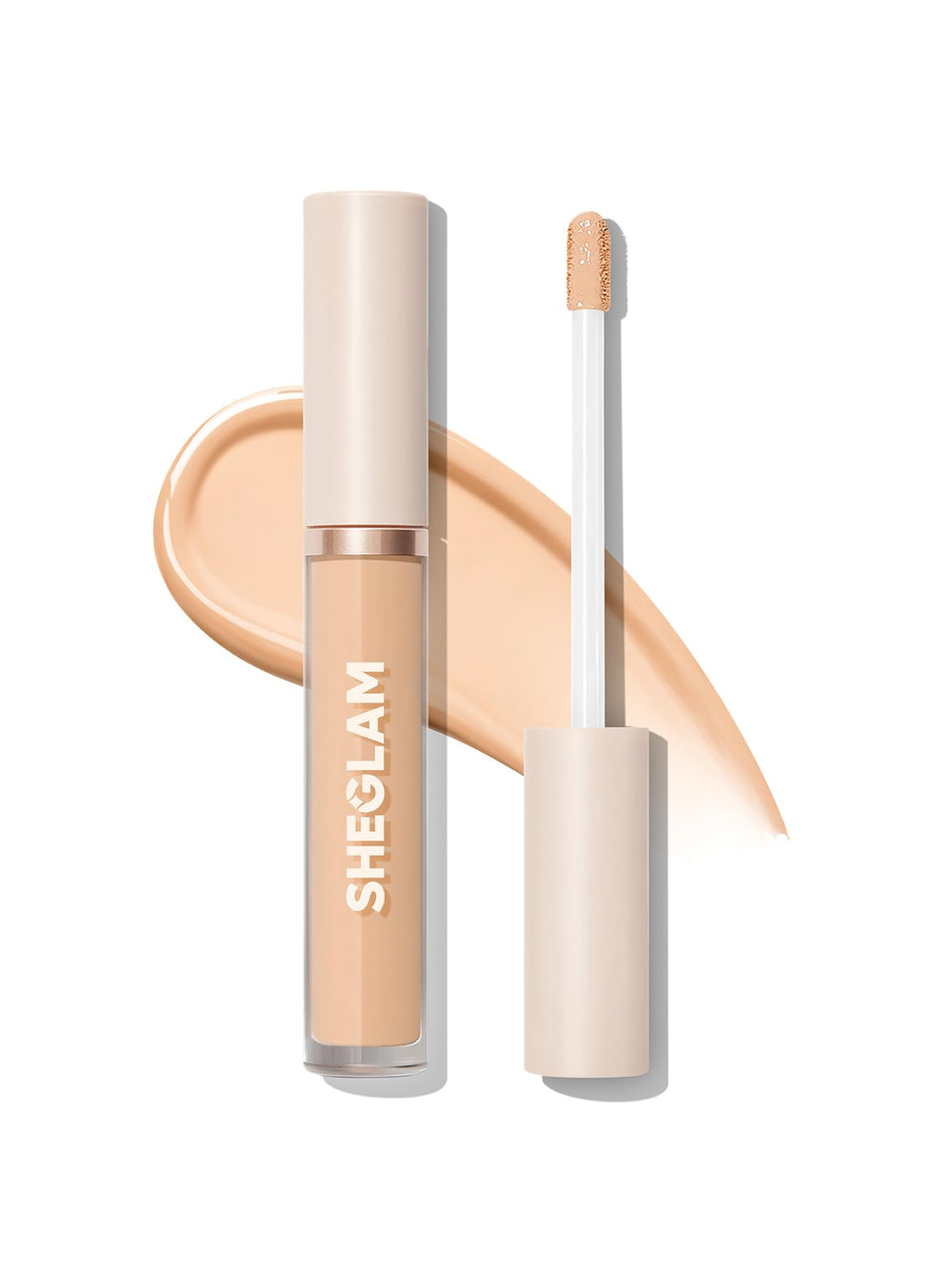 SHEGLAM concealer stick front view showing fair shade and compact design for easy application