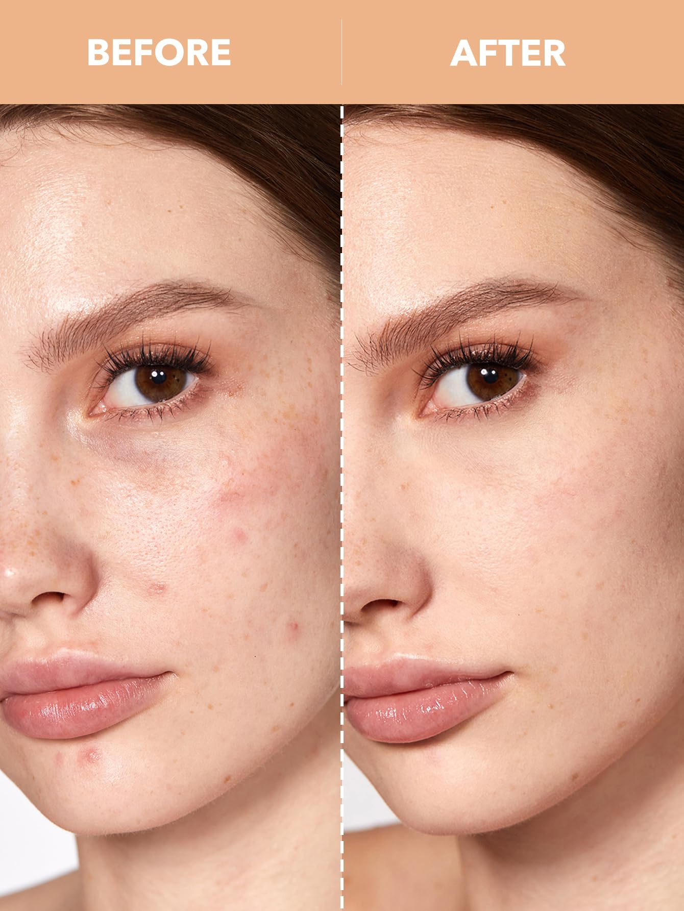 SHEGLAM texture swiped on skin demonstrating blendability and blur benefit