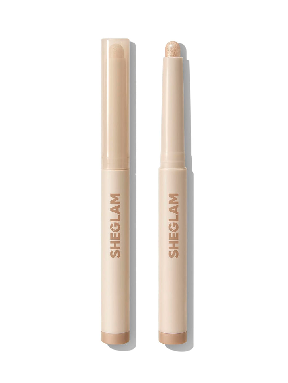 SHEGLAM front packaging of creamsicle eyeshadow stick shows compact convenience