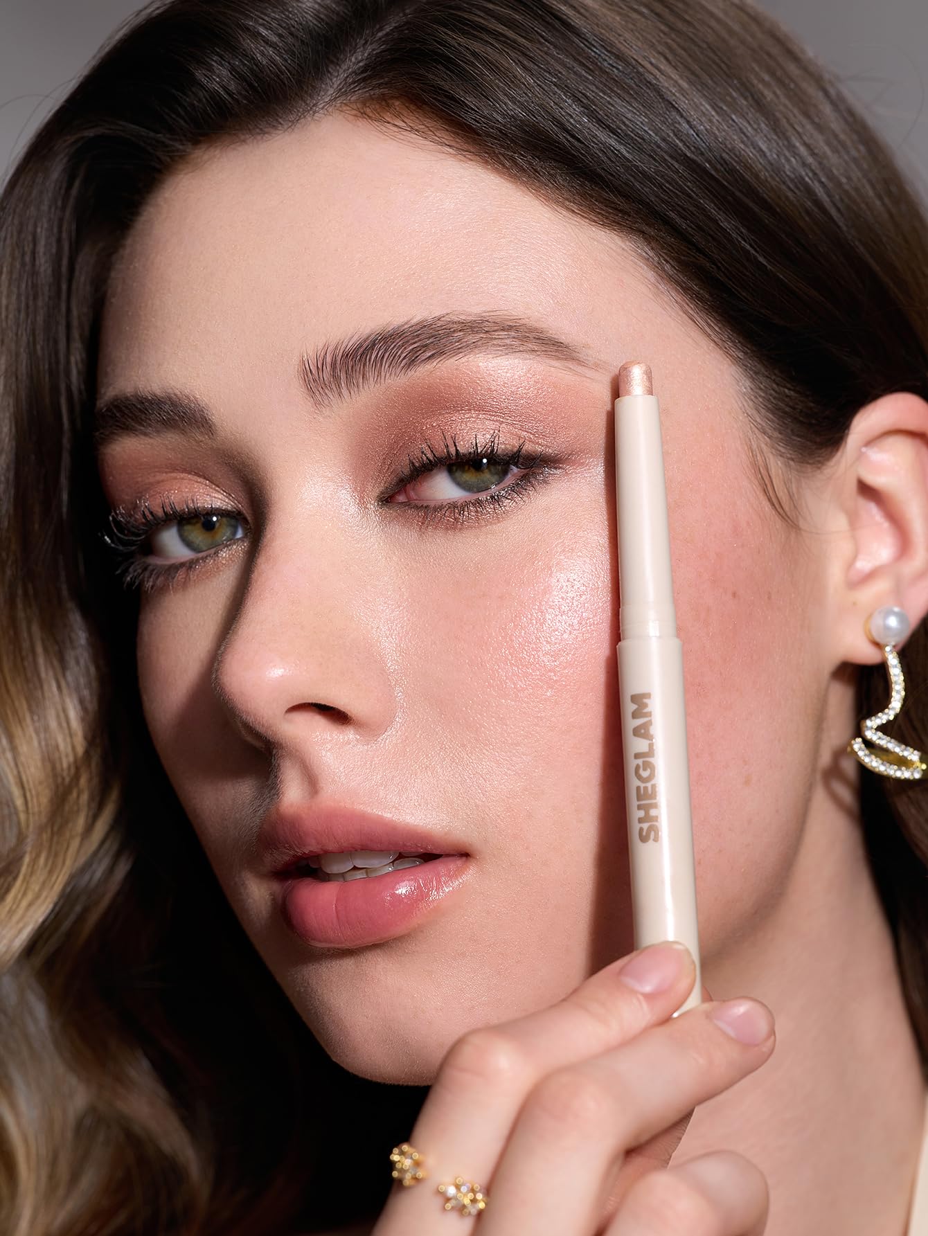 SHEGLAM close-up texture showing creamy finish that blends effortlessly