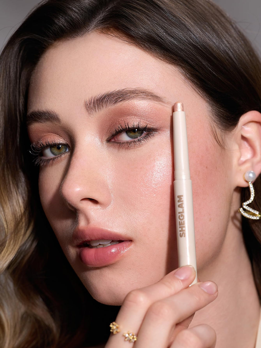 SHEGLAM close-up texture showing creamy finish that blends effortlessly