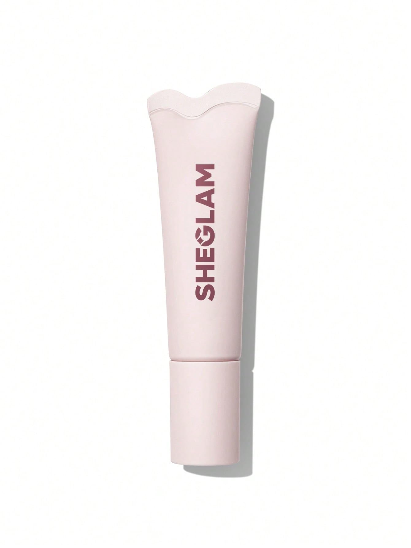 SHEGLAM front tube showing berry smoothie shade and glossy finish benefit