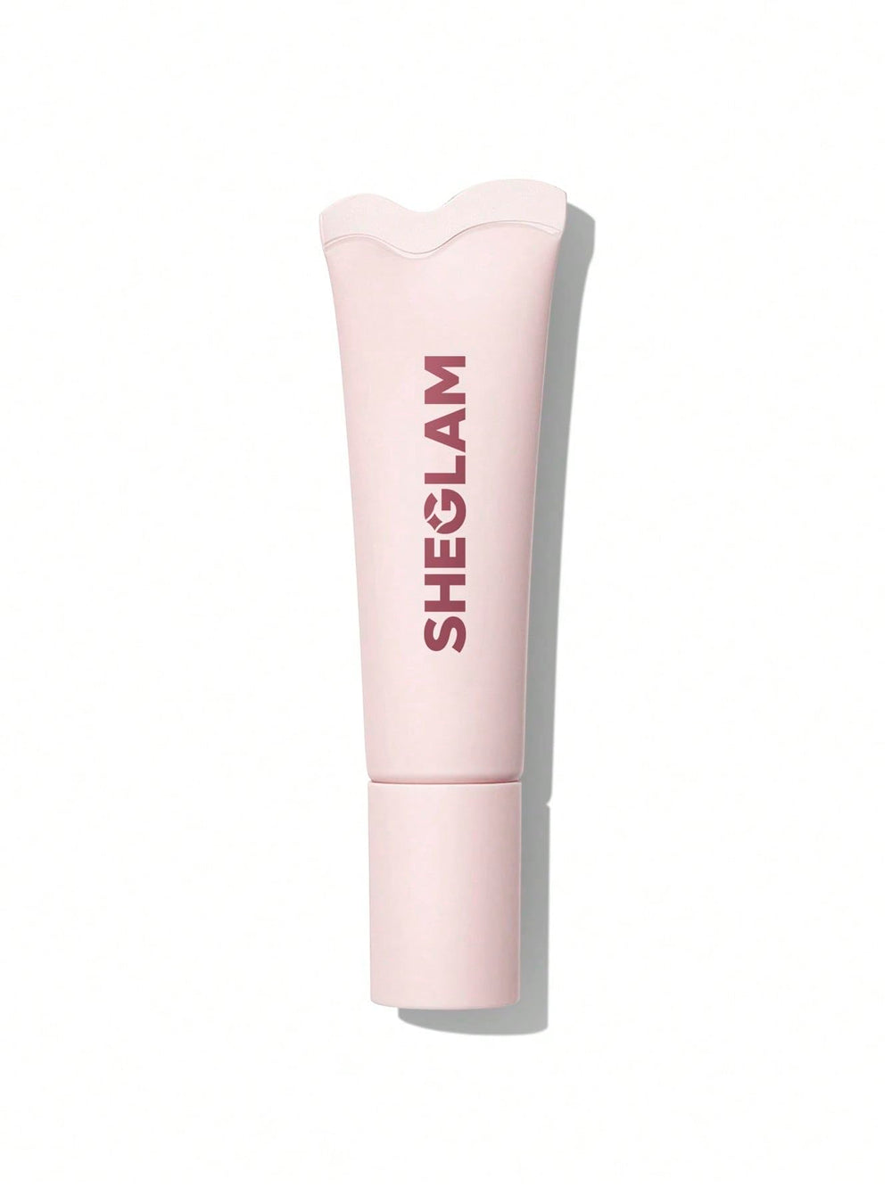 SHEGLAM front tube showing berry smoothie shade and glossy finish benefit