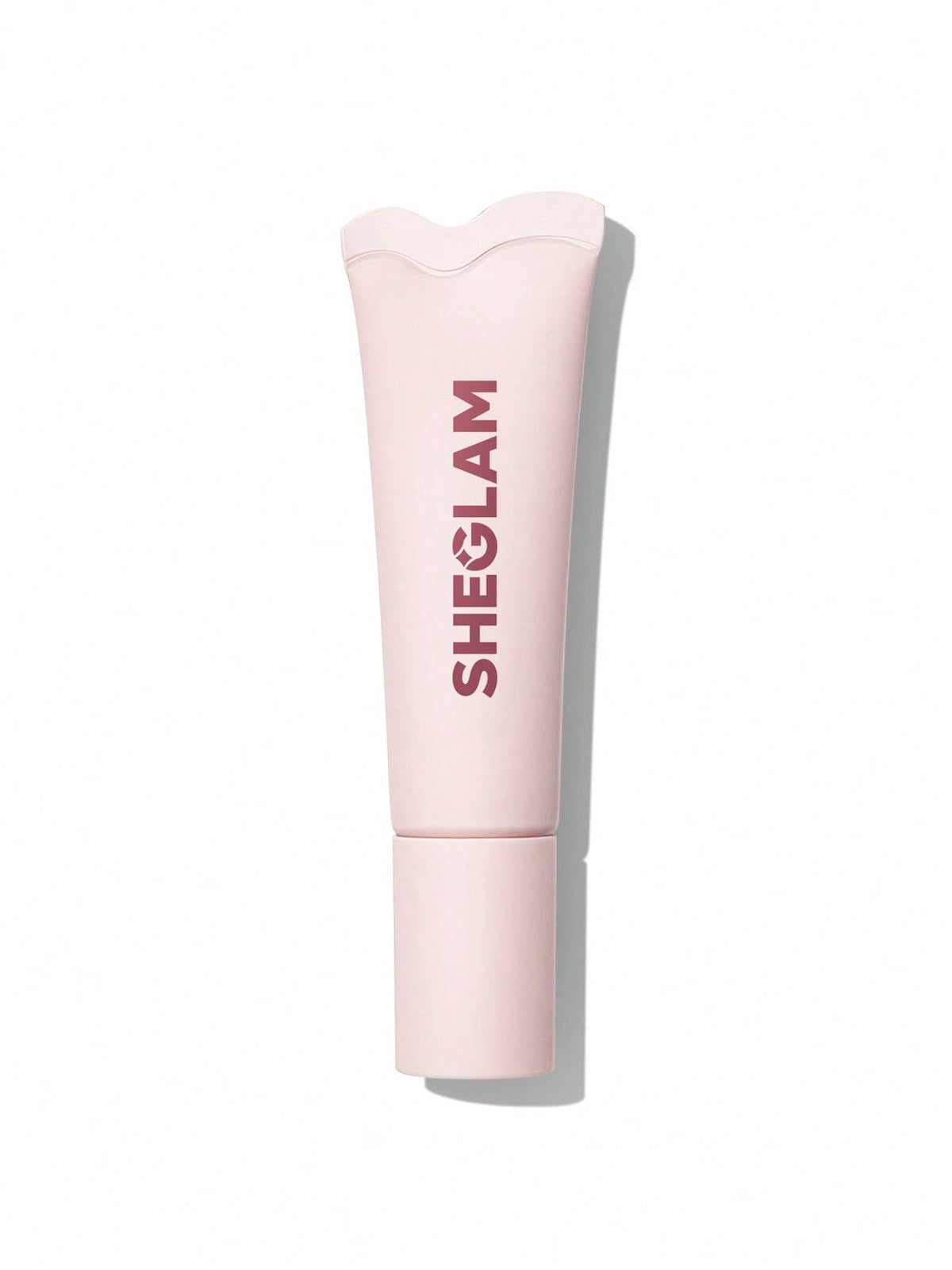 SHEGLAM front tube showing berry smoothie shade and glossy finish benefit