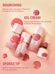 SHEGLAM Cutie Pie applicator closeup for precise, mess-free application