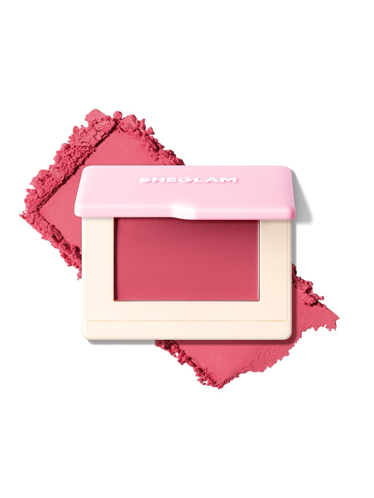 SHEGLAM compact open showing Love Cake shade for natural color