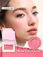 SHEGLAM blush pan up close showing silky texture and rich pigment