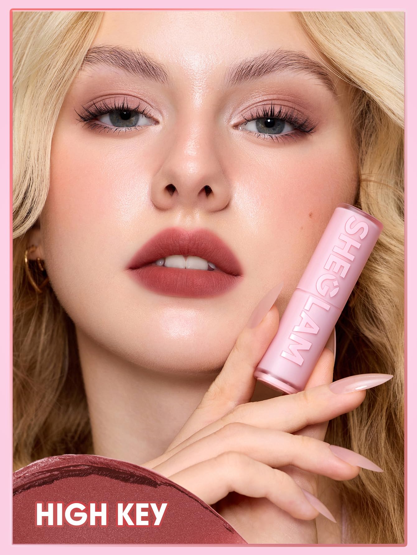 SHEGLAM gradient lips showcasing blendability and soft matte effect