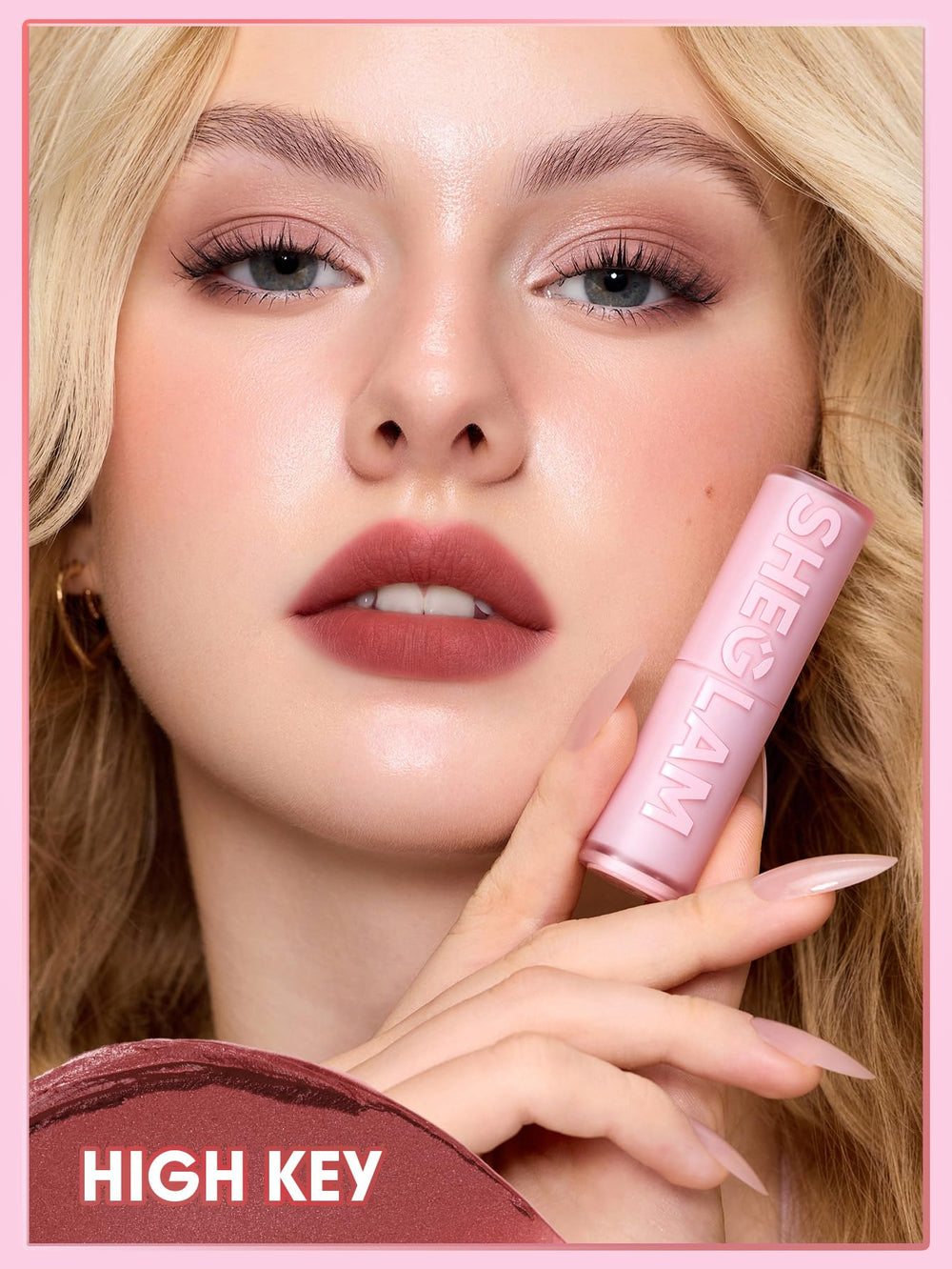 SHEGLAM gradient lips showcasing blendability and soft matte effect