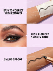 SHEGLAM in-use winged eye demonstrating precise cat-eye benefit