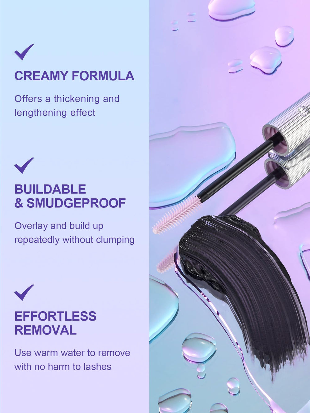SHEGLAM creamy tubing texture swatch for buildable coverage