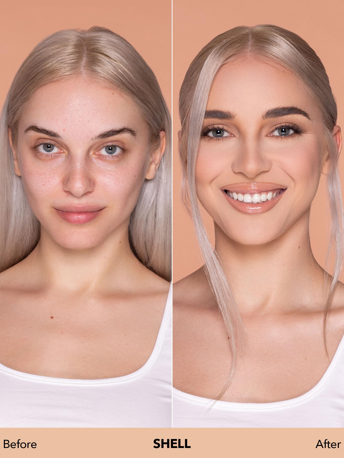 SHEGLAM foundation texture swatch on hand highlights smooth blendability