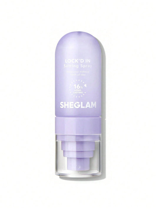 SHEGLAM bottle front view showing product branding and packaging benefits