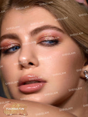 SHEGLAM Crystal Jelly Glaze Stick used in evening makeup scene showing luminous shimmer and polished look