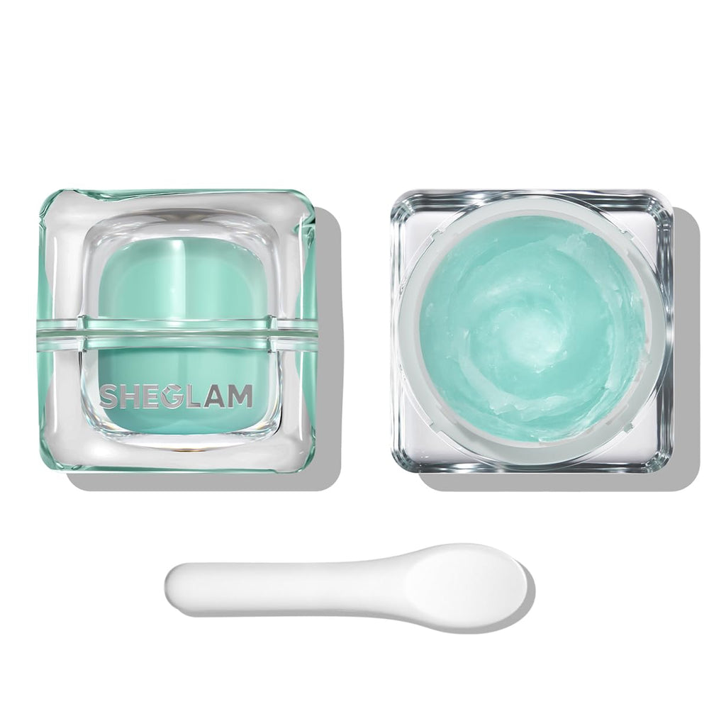SHEGLAM front packaging showing sleek primer bottle and label benefit