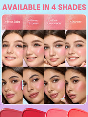 SHEGLAM close-up of label highlighting skin-loving ingredients and benefits