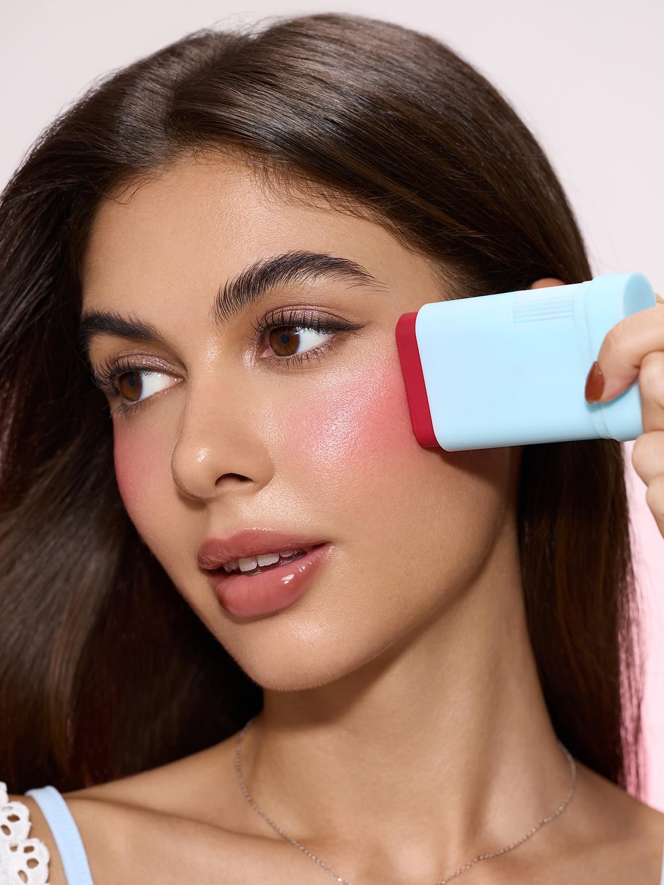 SHEGLAM close-up of creamy texture highlighting blendable smooth finish