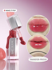 SHEGLAM gloss applicator detail demonstrating precise, smooth application
