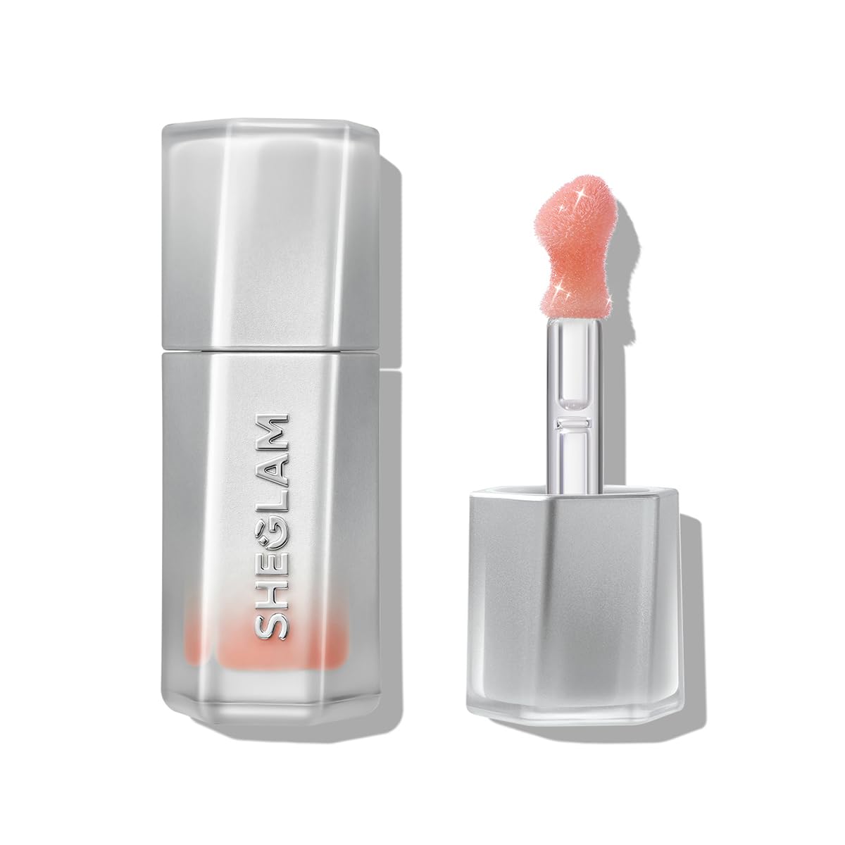 SHEGLAM gloss front packaging showing high-shine appeal
