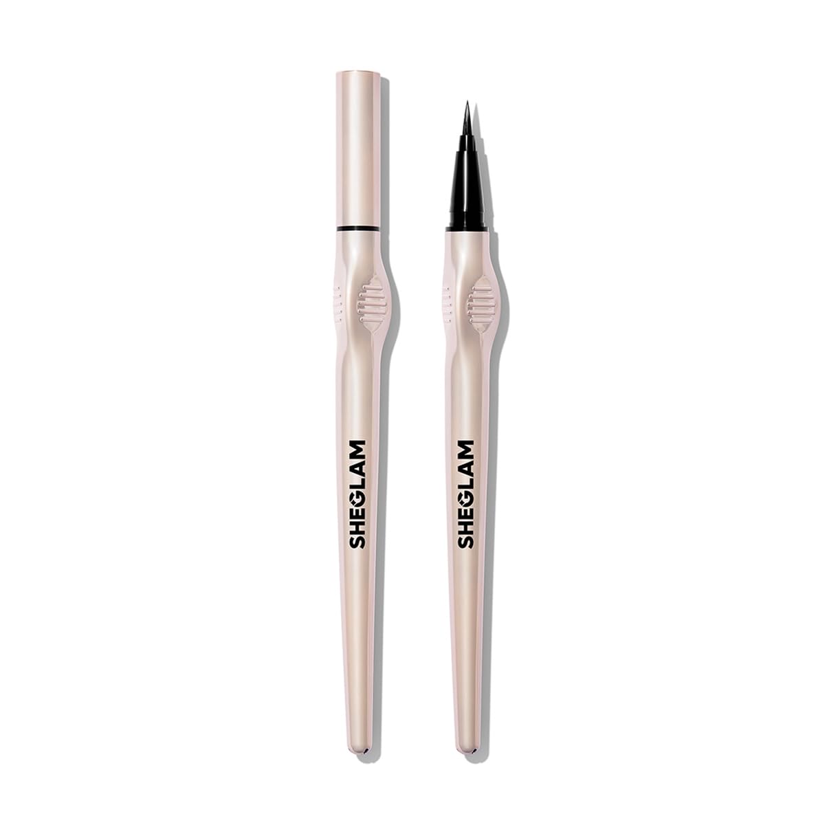 SHEGLAM front packaging showing product and matte black finish benefit