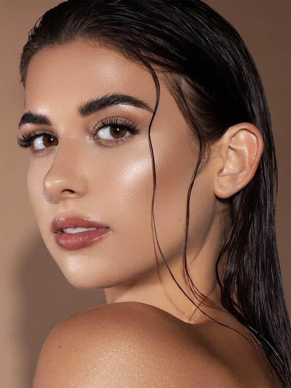 SHEGLAM dropper dispensing Vanilla Frost texture demonstrating smooth blendability and coverage