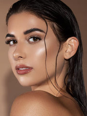 SHEGLAM dropper dispensing Vanilla Frost texture demonstrating smooth blendability and coverage