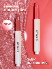 SHEGLAM Gold Rush compared with two shades to show color payoff differences