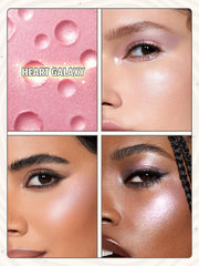 SHEGLAM Heart Galaxy in hand to illustrate compact travel-friendly size