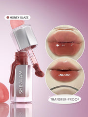 SHEGLAM honey glaze doe-foot applicator demonstrating smooth, precise application
