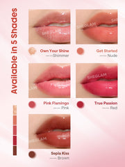 Visual of hyaluronic acid and jojoba oil representing SHEGLAM hydration