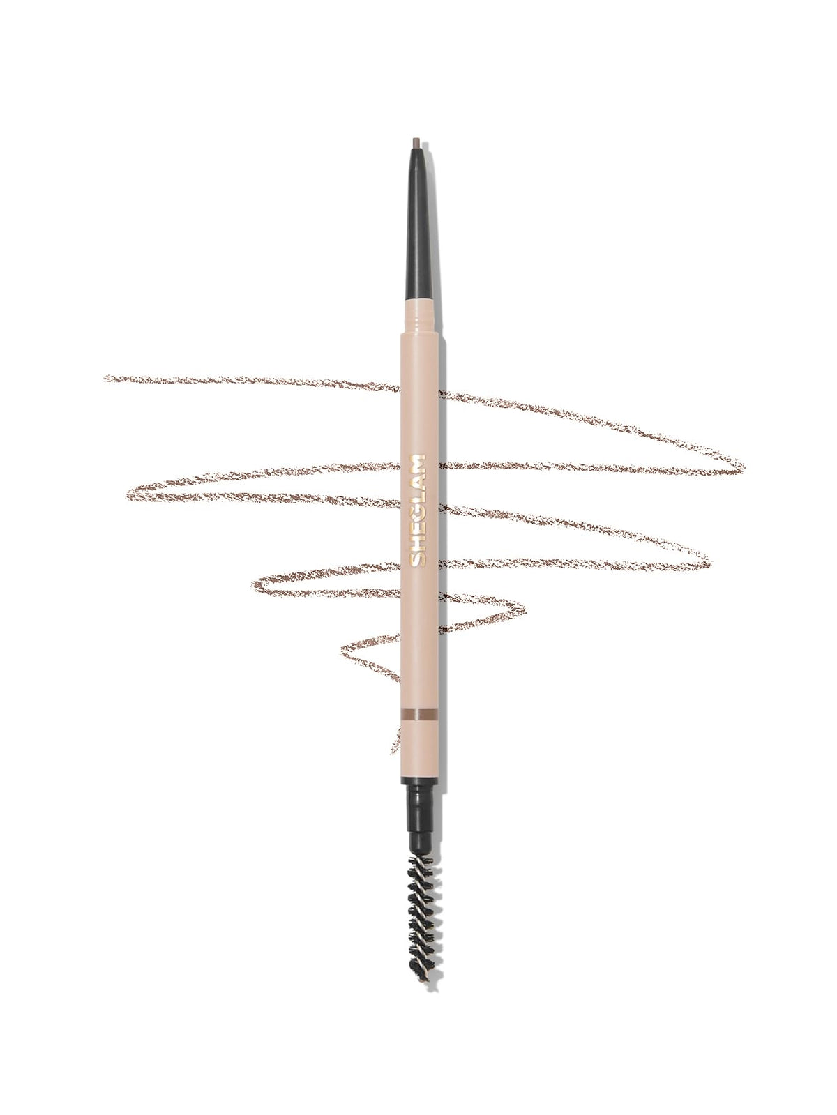 SHEGLAM front view of pencil showing sleek packaging and color benefit