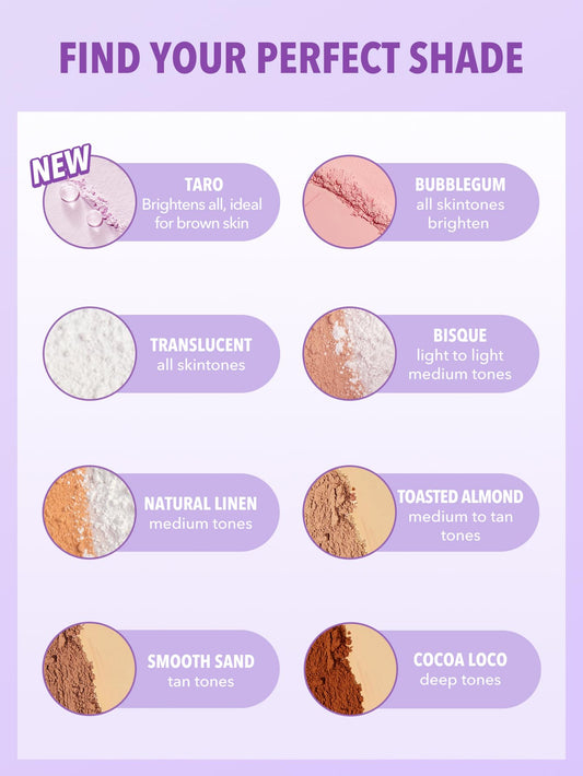 SHEGLAM double-compartment open view showing dual powder benefit