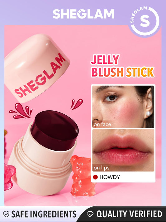 SHEGLAM close-up of jelly texture highlighting cooling, bouncy application benefit