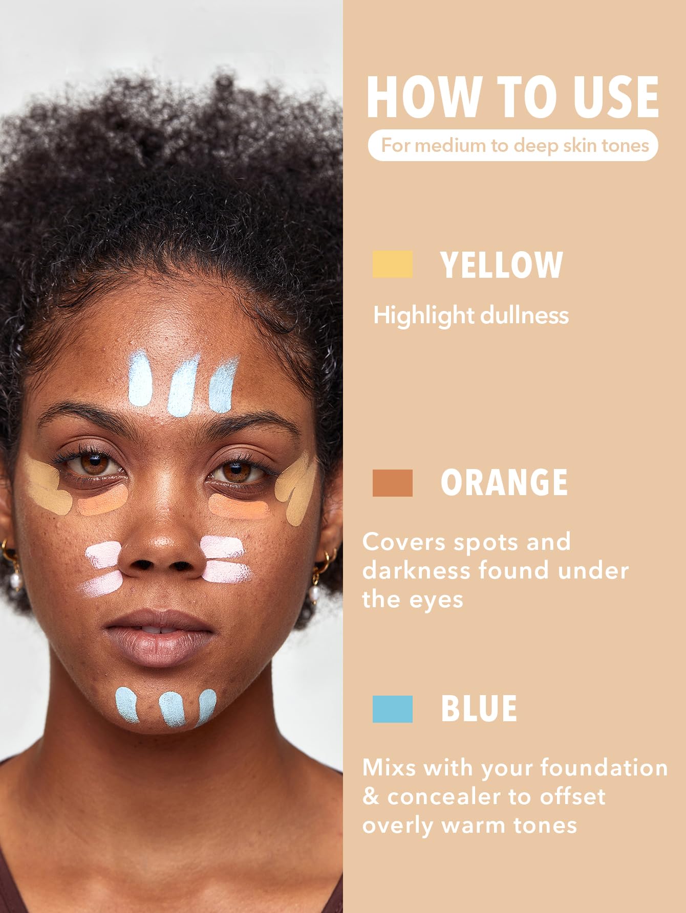 SHEGLAM green corrector blended on cheek to show neutralized redness and natural finish