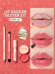 SHEGLAM adhesive and brush displayed for precise glitter application